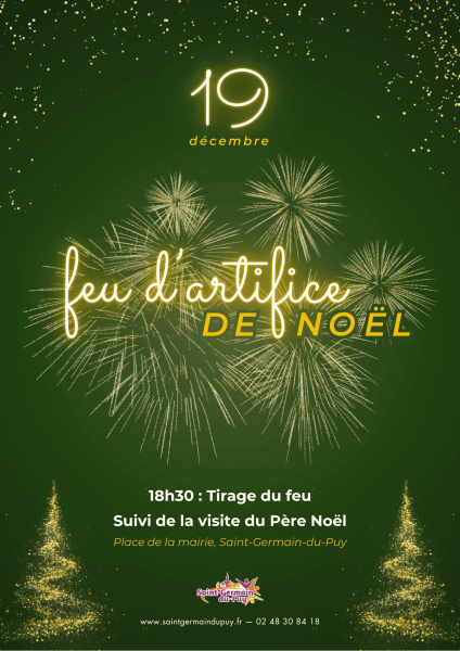 Affiche Feu dArtifice de Noel 2025 - compresse