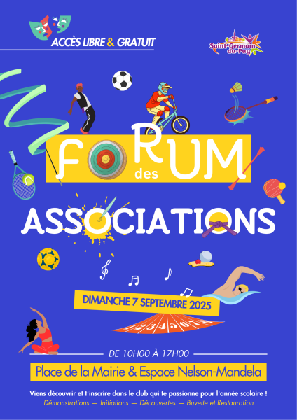 Affiche Forum des Assos 2025