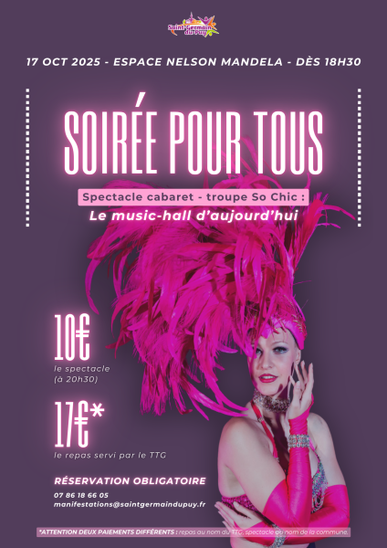 Affiche Soiree pour tous 2025