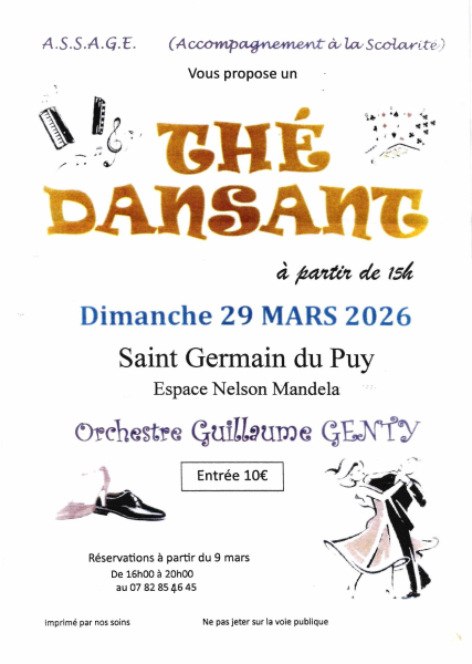 ASSAGE - 29 mars the dansant