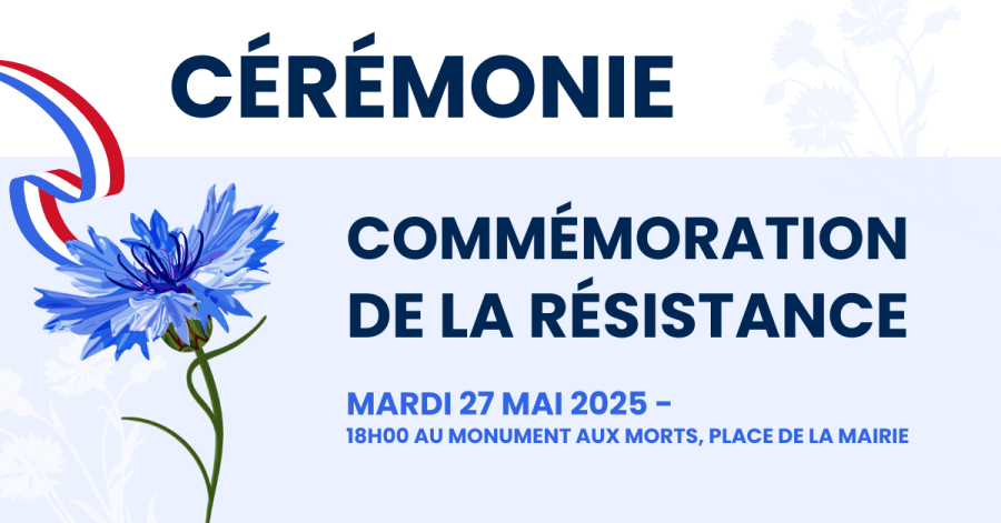 Commemoration de la resistance - visuel ceremonie site internet