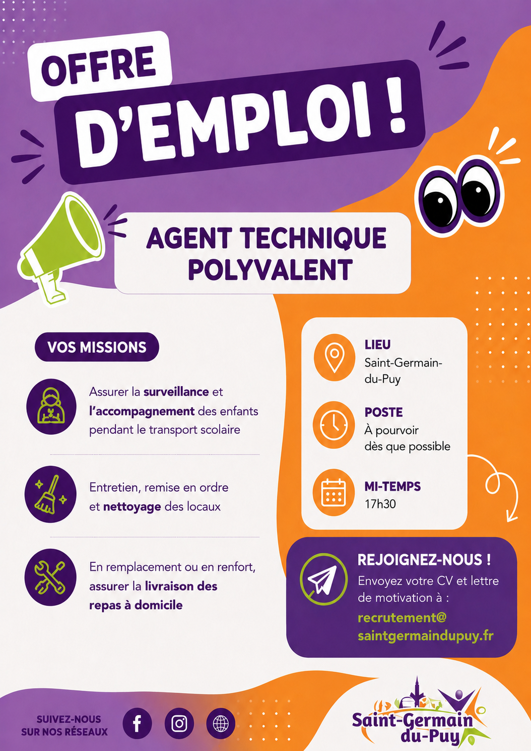 offre emploi agent polyvalent