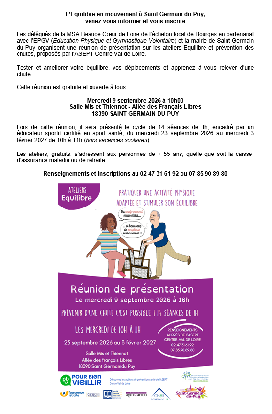 reunion presentation ateliers equilibre 9 sept